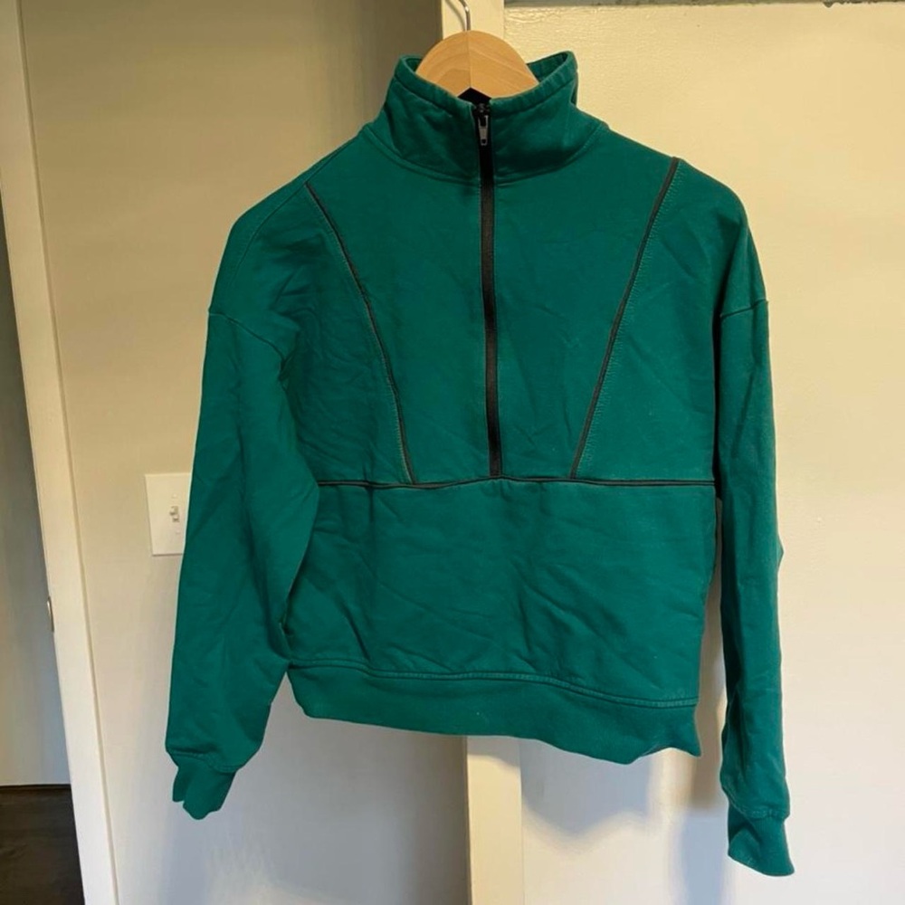 Richer Poorer Teal Zip-Up